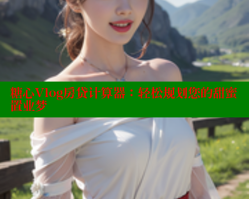 糖心Vlog房贷计算器：轻松规划您的甜蜜置业梦 糖心vlog官网 第2张