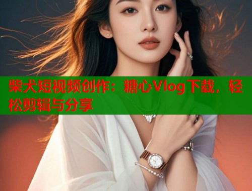 柴犬短视频创作：糖心Vlog下载，轻松剪辑与分享