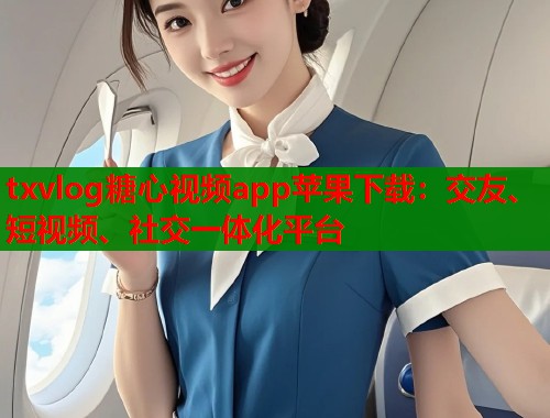 txvlog糖心视频app苹果下载：交友、短视频、社交一体化平台