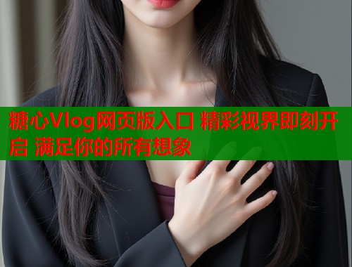 糖心Vlog网页版入口 精彩视界即刻开启 满足你的所有想象  第1张