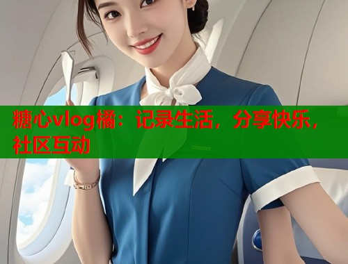 糖心vlog橘：记录生活，分享快乐，社区互动