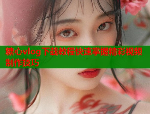 糖心vlog下载教程快速掌握精彩视频制作技巧