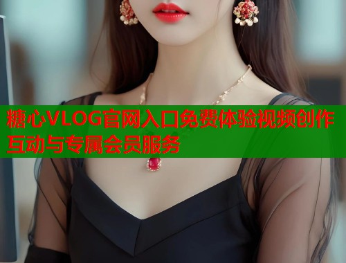糖心VLOG官网入口免费体验视频创作互动与专属会员服务