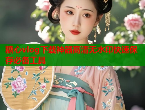 糖心vlog下载神器高清无水印快速保存必备工具