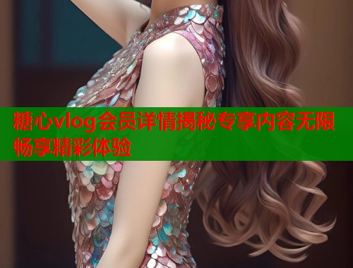 糖心vlog会员详情揭秘专享内容无限畅享精彩体验  第2张