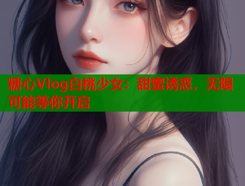 糖心Vlog白桃少女：甜蜜诱惑，无限可能等你开启