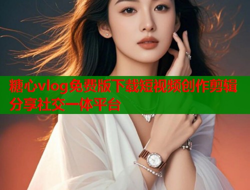 糖心vlog免费版下载短视频创作剪辑分享社交一体平台