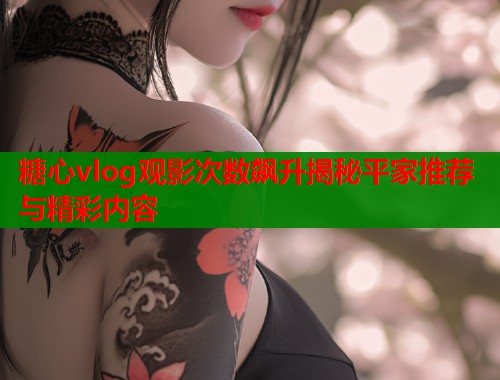 糖心vlog观影次数飙升揭秘平家推荐与精彩内容  第2张