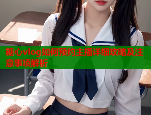 糖心vlog如何预约主播详细攻略及注意事项解析