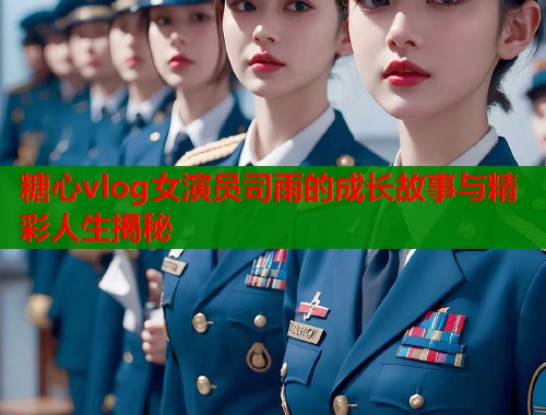 糖心vlog女演员司雨的成长故事与精彩人生揭秘